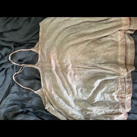 All Saints T shirt Boho style adjustable straps (bra like) tea pink colour - Picture 4 of 5